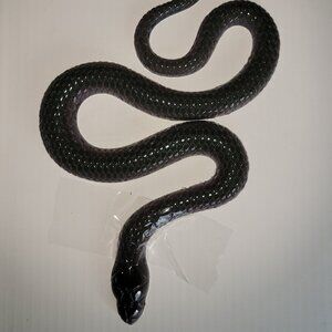 SNAKE winder BLACK Resin Figurine NEW collectible animal Cridder HANDMADE HOME